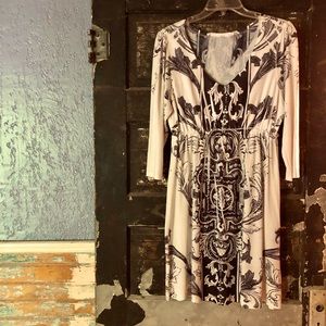 Black and White Dress with Sequence
